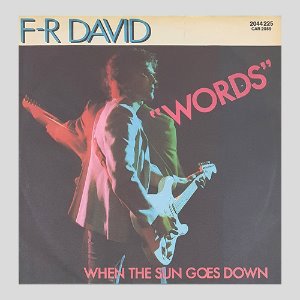 F-R David – Words(7인치싱글)