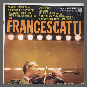 FRANCESCATTI -Saint-Saëns, Zino Francescatti – Paganini + Saint Saëns