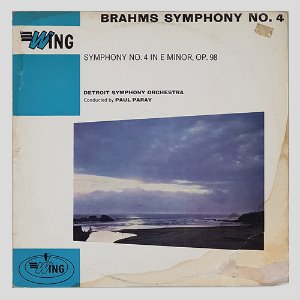 Johannes Brahms, Detroit Symphony Orchestra conducted by Paul Paray – Brahms Symphony No. 4
