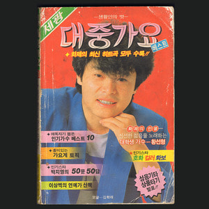 세광 대중가요 131 (1984년 표지모델 김학래)(조용필,나훈아,정난이등 사진기사)