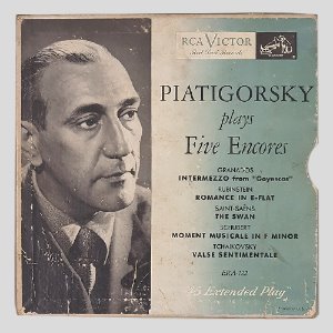 Gregor Piatigorsky – Plays Five Encores(7인치싱글)